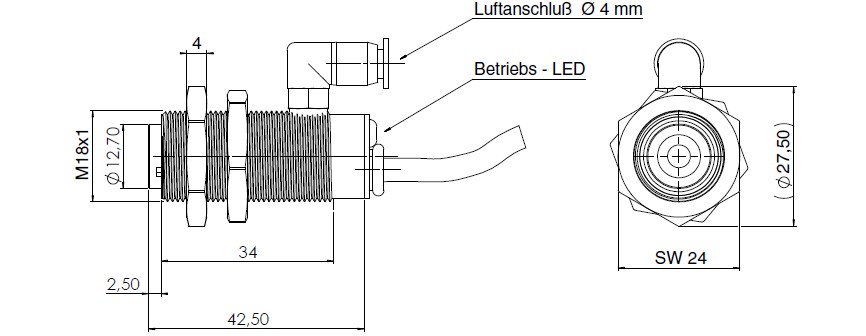 infrarottemperatursensornovasensir501acabmessungen