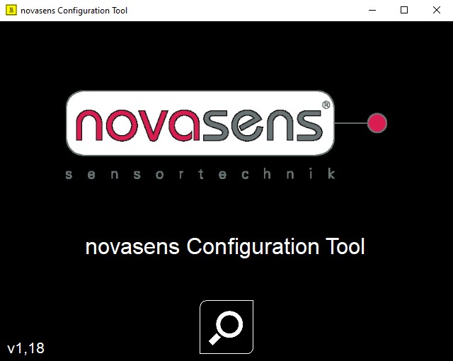 novasens Configuration Tool für das Pyrometer IR702 zur Metallmessung